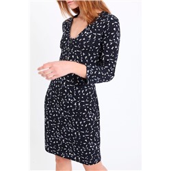 Vestido recto Azul marino