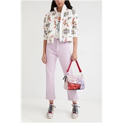 Chaqueta padded floral