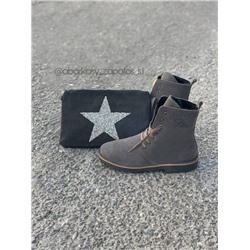 AB.Z. 27001/2 GRIS — С ДВОЙНЫМИ ШНУРКАМИ+GLITTER ESTRELLA