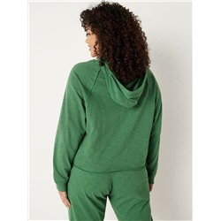 SUMMER LOUNGE COTTON ZIP-UP HOODIE