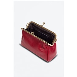 Bandolera de piel Rojo y dorado - Firenze Artegiani