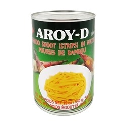 AROY-D Bamboo shoots Ростки бамбука (полоски) 540г