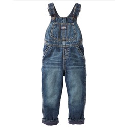 Fleece-Lined Denim Overalls