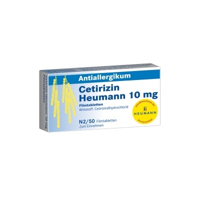 Цетиризин Heumann 10 мг  50 штук
