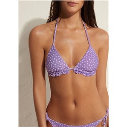 Triangel-Bikinioberteil mit verschiebbaren Cups Cipro