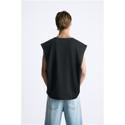 CAMISETA TANK DENIM