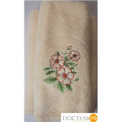200/57.028 Набор полотенец KARTEKS 50х90/70х140 ROMANTIK 57.028 св.бежевый