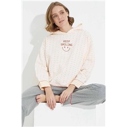 Siyah İnci Ekru Gri Eşofman-sweatshirt Takım 22278762