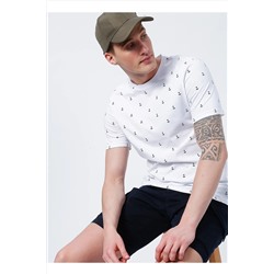 Lee Cooper Erkek Beyaz T-Shirt 5002847036
