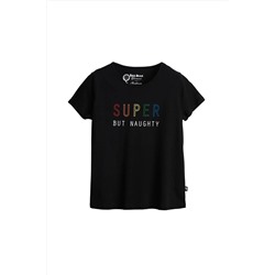 Bad Bear, Kadın Super Tee T-shirt - Siyah