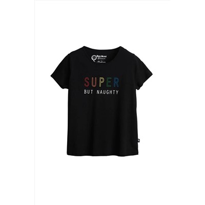 Bad Bear, Kadın Super Tee T-shirt - Siyah