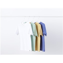 PACK DE 4 CAMISETAS LISAS DE MANGA CORTA