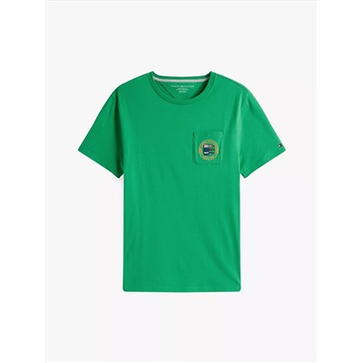 Nautical Flag Logo Pocket T-Shirt