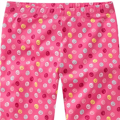 Mädchen Capri-Leggings mit bunten Pünktchen