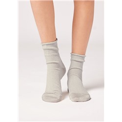 Kurze Socken mit Glitzer für Mädchen