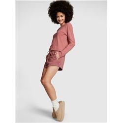 PINK COTTON LONG-SLEEVE T-SHIRT