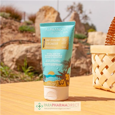 Alphanova Sun Lait Hydratant Sublimateur Parfum Monoï BIO 150 ml