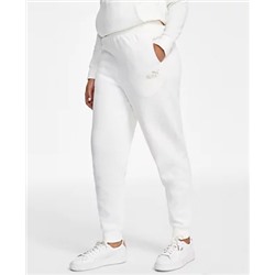 Puma Women's Embroidered-Logo Fleece Sweatpant Joggers