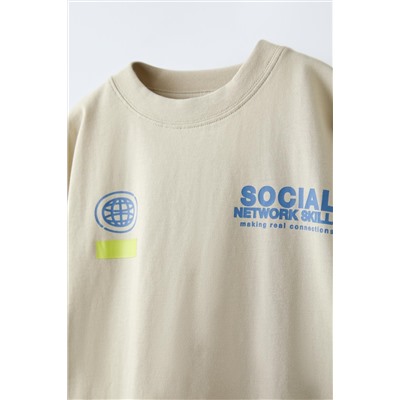 SLOGAN PRINT T-SHIRT