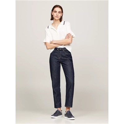 Tommy Hilfiger Metallic Trim Leather Sneaker