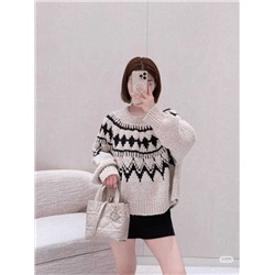 Женский жаккардовый свитер  Christia*n Dio*r