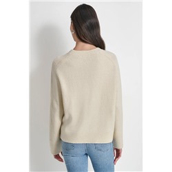 LUREX RAGLAN SLEEVE SWEATER