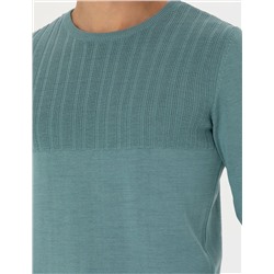 Mint Slim Fit Kazak