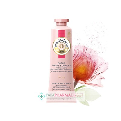 Roger & Gallet Rose Relaxante Crème Mains et Ongles 30ml