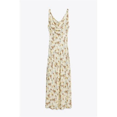 ZW COLLECTION PRINTED SATIN DRESS