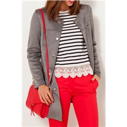 Gabardina Gris