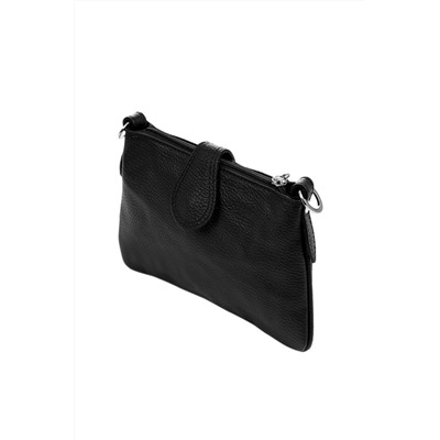 Bandolera de piel Negro - Firenze Artegiani