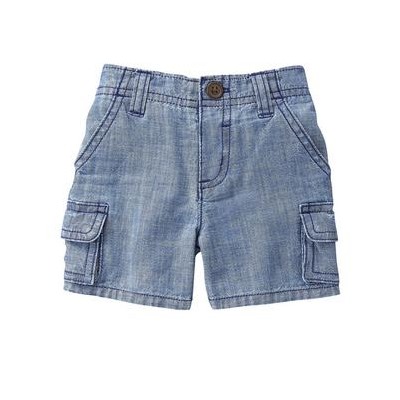 Denim Cargo Shorts
