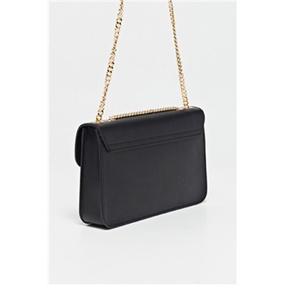 Bandolera de piel Lova Negro