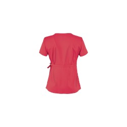 Vivi by Peaches Mia Mock Wrap Scrub Top
