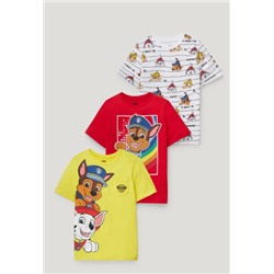 Multipack 3er - Paw Patrol - Kurzarmshirt