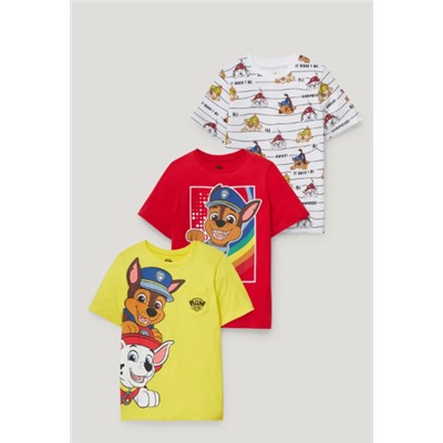 Multipack 3er - Paw Patrol - Kurzarmshirt