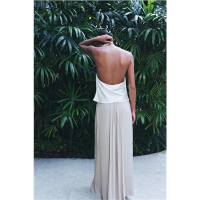 SATIN PAREO TROUSERS