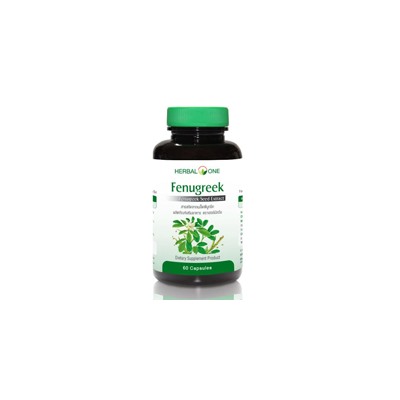 Пищевая добавка Пажитник Herbal One 60 капсул/ Fenugreek Herbal One 60 caps
