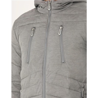 Gri Melanj Slim Fit Mont