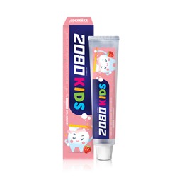 [DENTAL CLINIC 2080] Зубная паста детская КЛУБНИКА Kids Strawberry, 80 гр