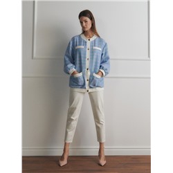 Blazer aus Strukturstoff