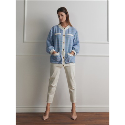 Blazer aus Strukturstoff