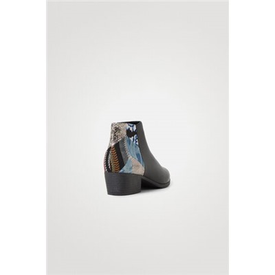Botines patch denim