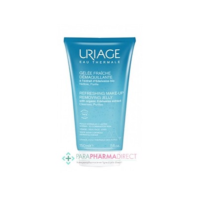 Uriage Gelée Fraîche Démaquillante - Nettoie et Purifie - Peaux Normales à Mixtes 150 ml