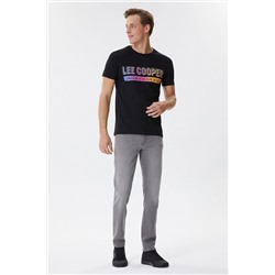 Lee Cooper Carter Erkek O Yaka T-shirt Siyah 222 LCM 242068