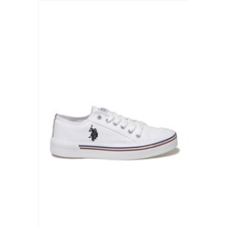 U.S. Polo Assn. Kadın Beyaz Keten Günlük Sneaker Us.polo.assn.Penelope.CA