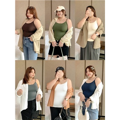 Женская майка для девушек Plus Size