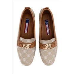 Kadın Bej Loafer