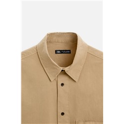 CAMISA POPELÍN BOLSILLO