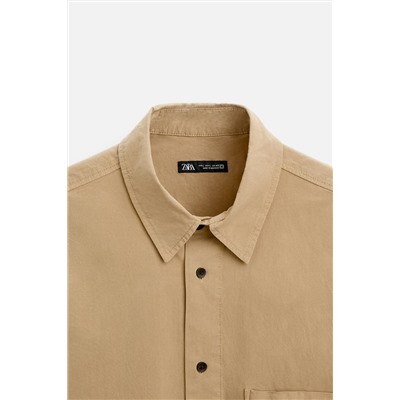 CAMISA POPELÍN BOLSILLO